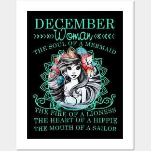 December Woman Posters and Art